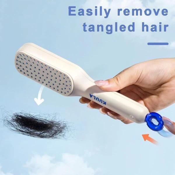Self-Cleaning Anti-Static Hair Comb for home Use